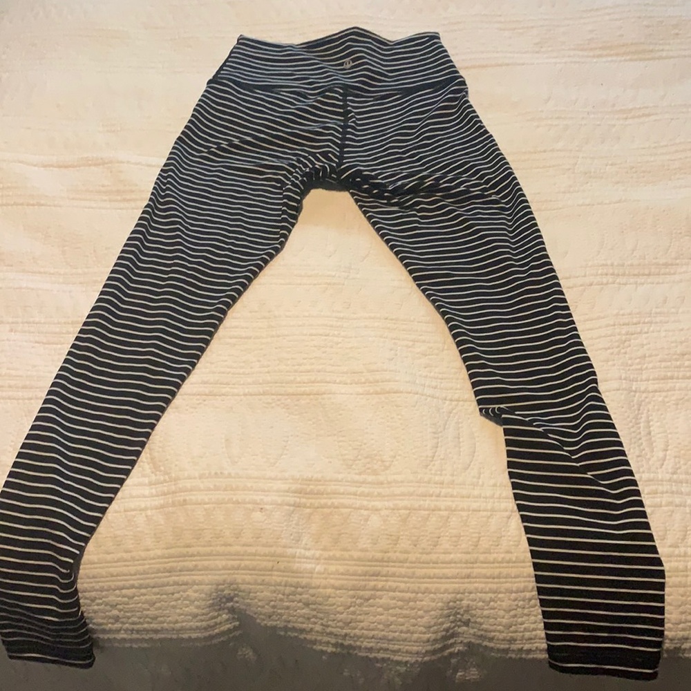 Black and white tights.